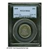 Image 1 : 1858 25C MS64 PCGS. A layer of medium intensity c