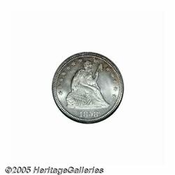 1858 25C MS65 NGC. The sizeable yearly Quarter pr