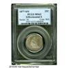 Image 1 : 1877-S Over Horizontal S 25C MS62 PCGS. FS-007, B
