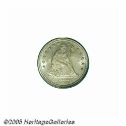 1877-S 25C Over Horizontal S MS64 PCGS. FS-007, B