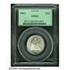 Image 3 : 1881 25C MS66 PCGS. Business strike Quarter produ