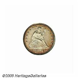 1874 25C Arrows PR64 Cameo PCGS. Glassy, untoned 