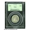 Image 3 : 1881 25C PR65 PCGS. Light cream-gray toning does 