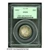 Image 1 : 1892 25C MS65 PCGS. Type Two Reverse. Sharply str