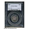 Image 3 : 1894 25C MS66 PCGS. A beautiful, wholly original 