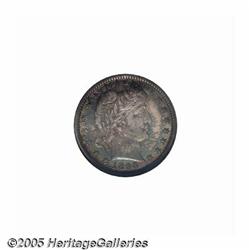 1893 25C PR67 NGC. A near-flawless proof, the obv