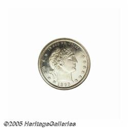 1893 25C PR65 Ultra Cameo NGC. Untoned overall, t