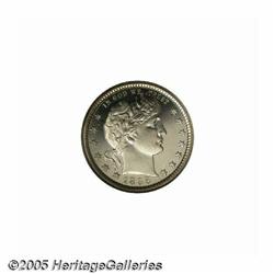 1895 25C PR66 NGC. Sparkling white in color with 