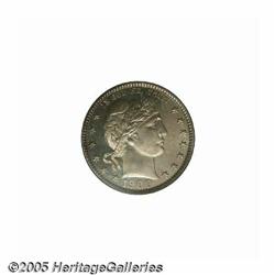 1900 25C PR67 Cameo PCGS. A dusting a pale golden