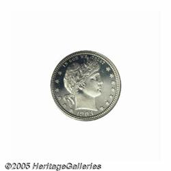 1903 25C PR67 Cameo PCGS. The deeply frosted devi