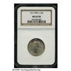 Image 1 : 1917 25C Type One MS65 Full Head NGC. Boldly stru
