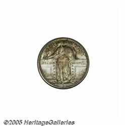 1917 25C Type One MS67 Full Head NGC. Boldly stru