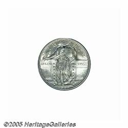 1917-S 25C Type One MS66 Full Head PCGS. The scar