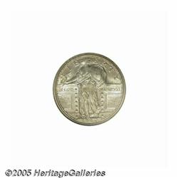 1917-S 25C Type One MS66 Full Head NGC. Matte-tex