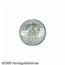 1917-S 25C Type One MS66 Full Head PCGS. A scinti