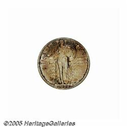 1918/7-S 25C VF30 NGC. FS-008.5. A pleasing, mid-