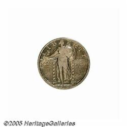 1918/7-S 25C VF35 PCGS. Even wear over the design