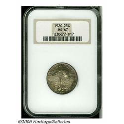 1920 25C MS67 NGC. Even though the 1920 has the h