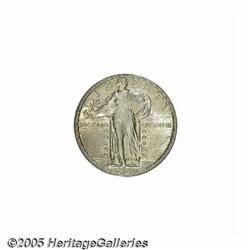 1920-D 25C MS64 Full Head PCGS. Remarkably well d