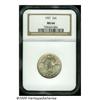 Image 1 : 1921 25C MS66 NGC. A rare, key date issue, with o