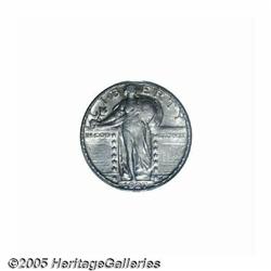 1927-S 25C AU50 PCGS. Quarter production at the S