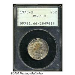 1930-S 25C MS66 Full Head PCGS. Mottled, multicol