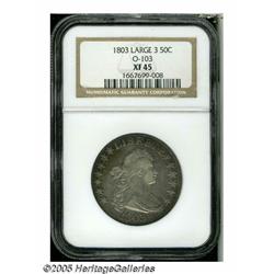 1803 50C Large 3 XF45 NGC. O-103, R.3. The design