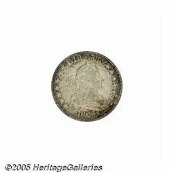 1806 50C Pointed 6, Stem AU50 NGC. O-115, R.1. Re