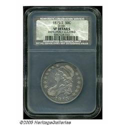 1815/2 50C VF Details, Improperly Cleaned, NCS. O