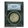 Image 3 : 1827 50C Square Base 2 MS64 PCGS. O-121, R.3. Lig