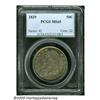Image 3 : 1829 50C Small Letters MS65 PCGS. O-115, R.1. Thi