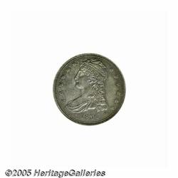 1836 50C Reeded Edge AU58 NGC. Only 1,200 Reeded 