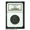 Image 3 : 1836 50C Reeded Edge AU58 NGC. Only 1,200 Reeded 