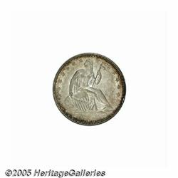 1853 50C Arrows and Rays MS63 NGC. Although compa