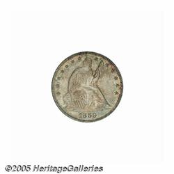 1859 50C MS66 PCGS. A scarce and underrated P-min