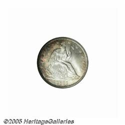 1861 50C MS65 NGC. A delightful coin for the coll