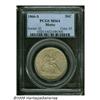 Image 3 : 1866-S 50C Motto MS64 PCGS. Almost a million S-mi