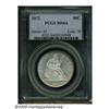 Image 3 : 1872 50C MS64 PCGS. Essentially untoned with nice