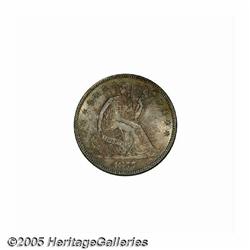 1877 50C MS66 NGC. Type Two Reverse. Luminous pea