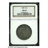 Image 1 : 1883 50C MS64 NGC. This medium-gray Liberty Seate