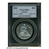 Image 1 : 1874 50C Arrows PR63 PCGS. A glassy, essentially 