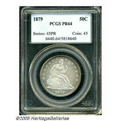 1879 50C PR64 PCGS. Breen-5026, Split Berry Above