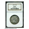 Image 3 : 1906-D 50C MS66 NGC. The premier Barber Half Doll