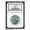Image 3 : 1914 50C MS65 NGC. The 1914-P has the lowest mint