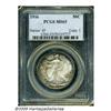Image 1 : 1916 50C MS65 PCGS. Moderately toned obverse with