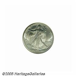 1916-S 50C MS64 NGC. A low mintage issue with jus