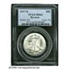 Image 3 : 1917-D 50C Reverse MS64 PCGS. A stone-white and f