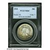 Image 1 : 1918 50C MS64 PCGS. Some light mottled olive colo