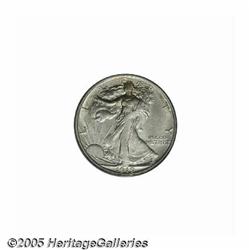 1919-D 50C AU58 PCGS. A pleasing example of this 