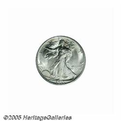 1935-S 50C MS65 PCGS. Bright, untoned surfaces ar